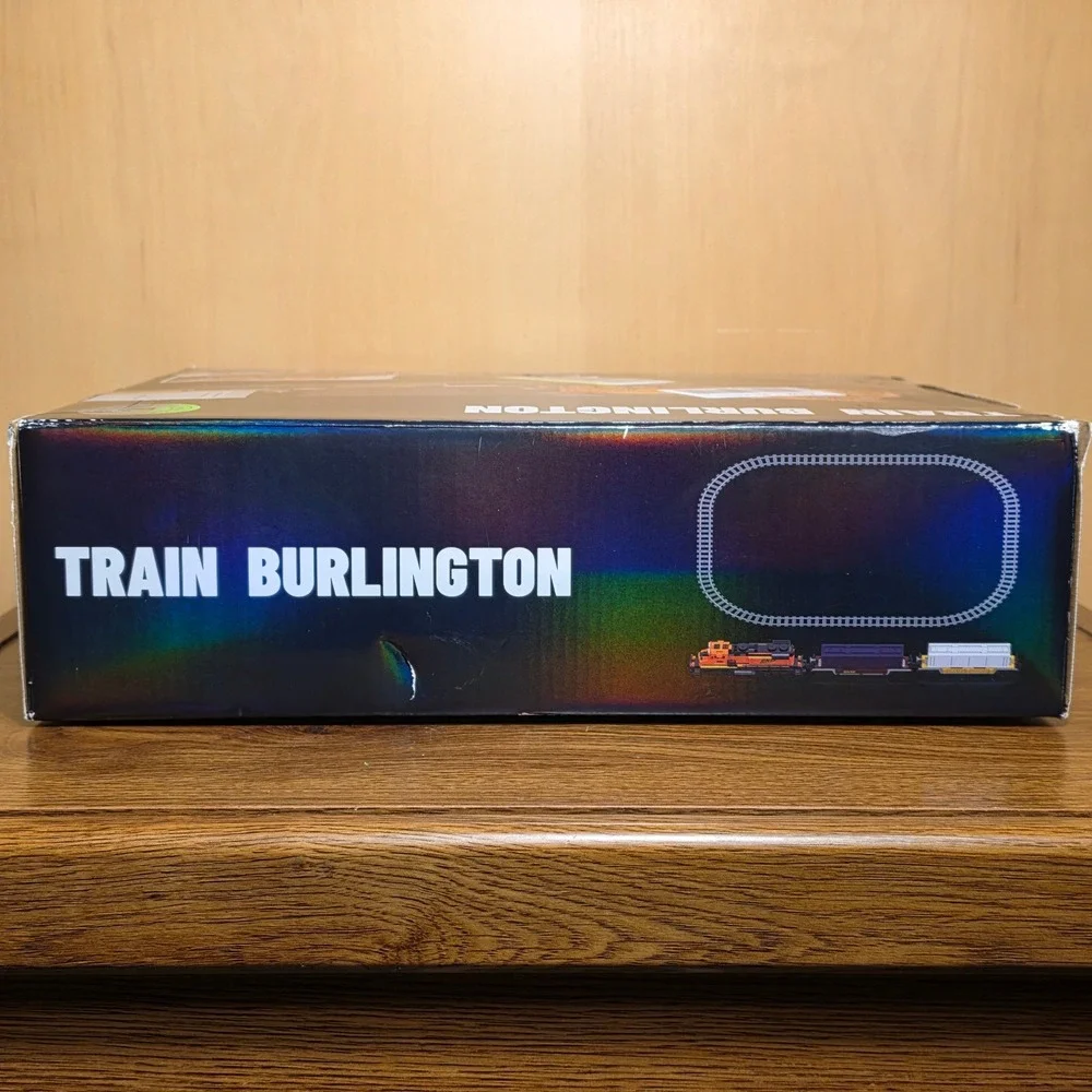 BNSF Burlington Motorized Freight Train Building Set 1065 Pieces 025113 New *
